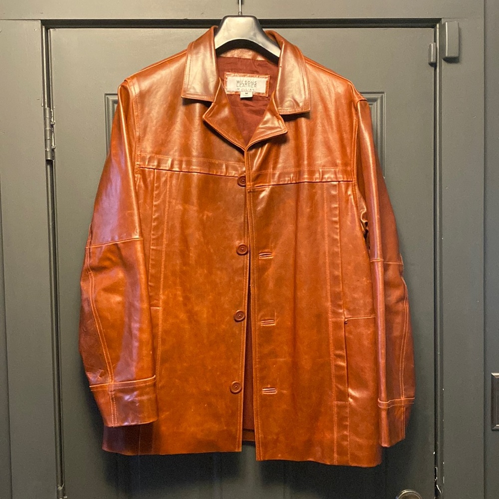 COPY - Wilson’s Leather car coat size XL